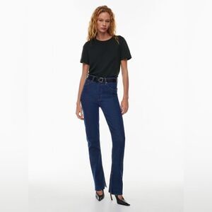 Re/Done 70s High-Rise Skinny Boot Jean Split Hem Size 23